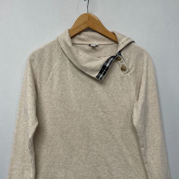 J Crew Women Long Sleeve Sweater Top Size Small Cotton Blend B328 -3 - Picture 10 of 15